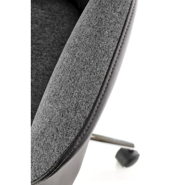 ARGENTO swivel armchair, graphite/black 6