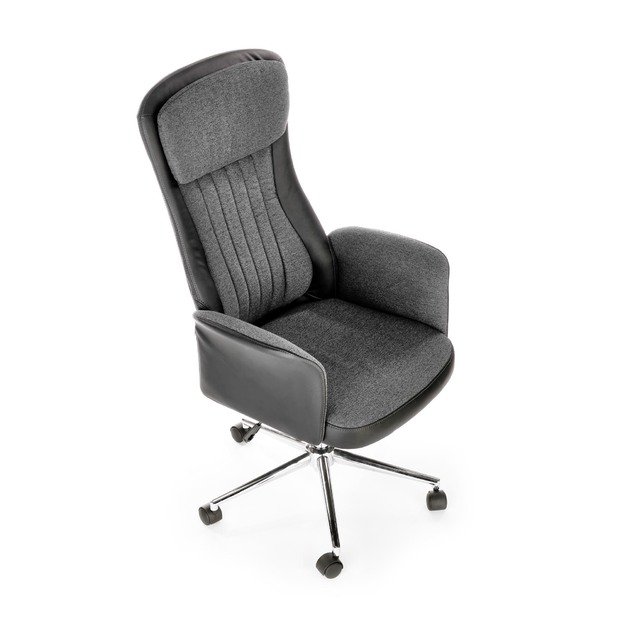 ARGENTO swivel armchair, graphite/black 9