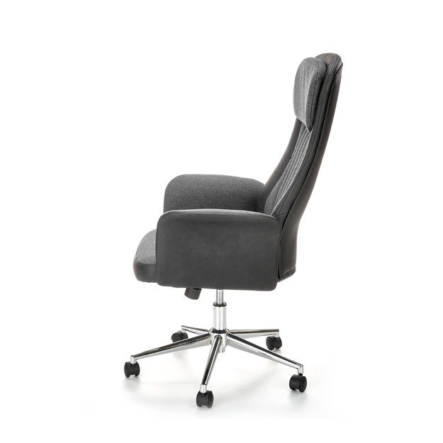 ARGENTO swivel armchair, graphite/black 2