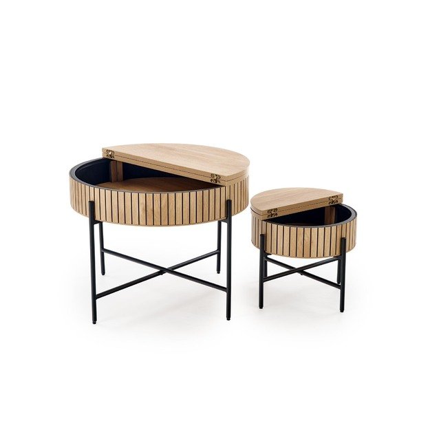 DANTE set of two, wnatural/black 20