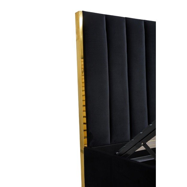 PALAZZO 160 bed, black / gold 4