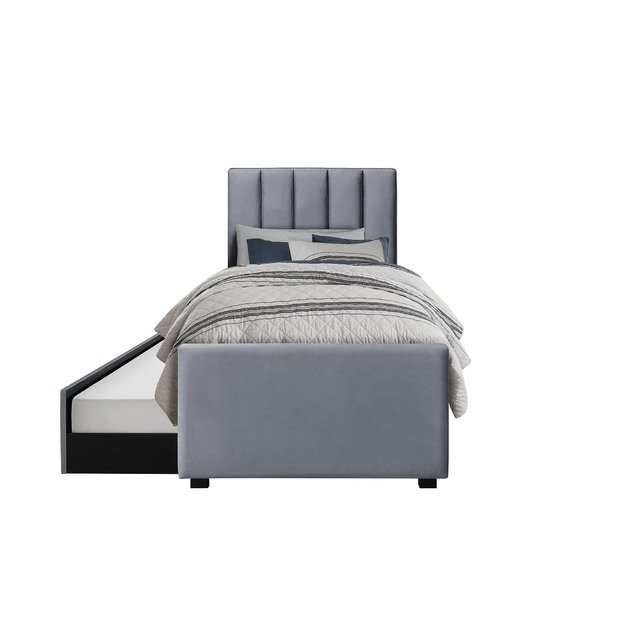 RUSSO 90 cm bed grey 1