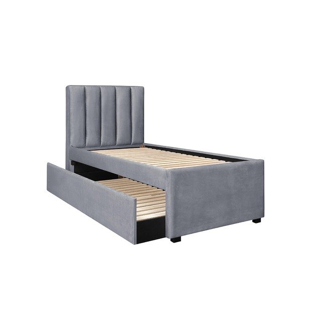RUSSO 90 cm bed grey