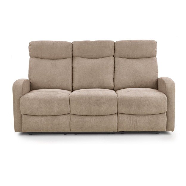 OSLO 3S sofa with recliner function color: beige 7