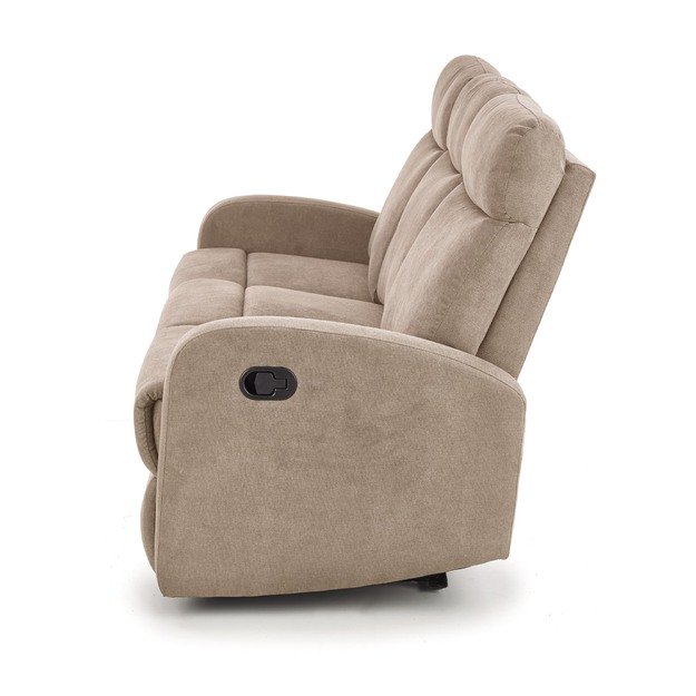 OSLO 3S sofa with recliner function color: beige 2