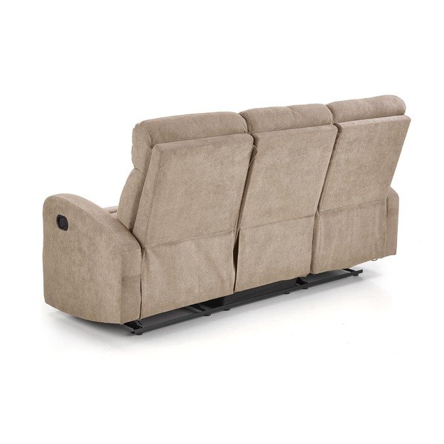 OSLO 3S sofa with recliner function color: beige 12
