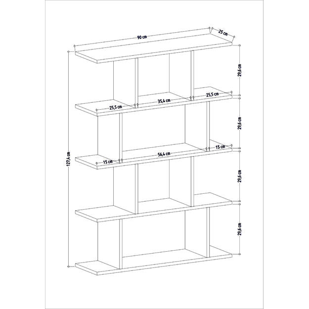 Harmon - Oak, White 3