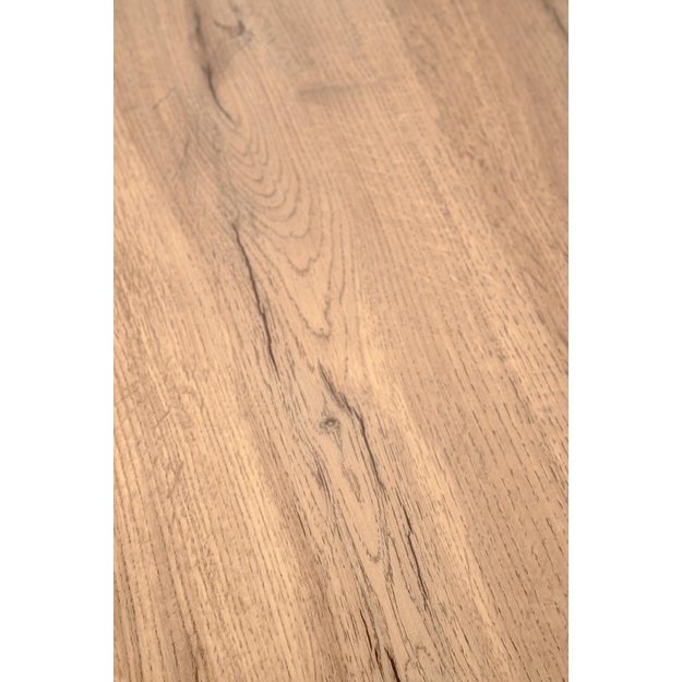 ANGER set of two, top - gold oak, legs - black