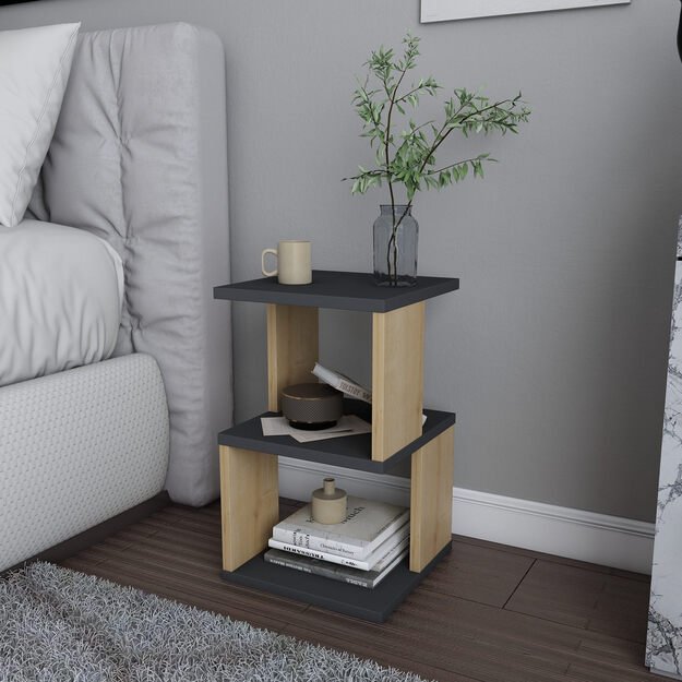 Carter - Anthracite, Oak 2