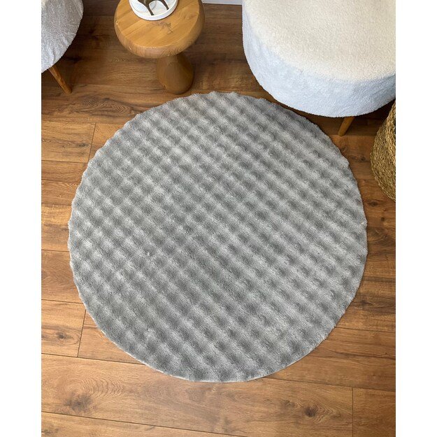 Puffy Bubble Yuvarlak - Grey 2