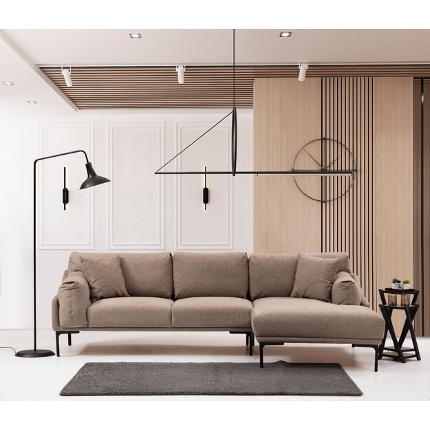 Leo Corner Right - Mocha 1