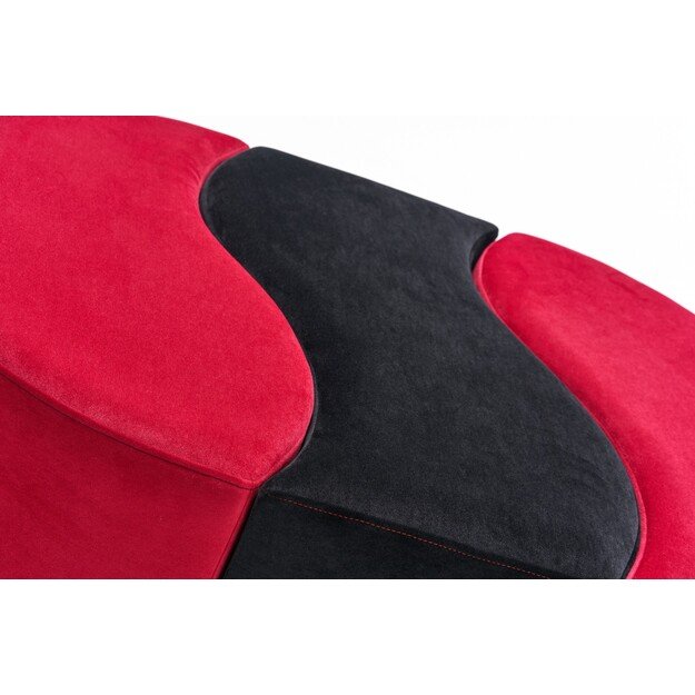 Alya Puf - Red, Black 5