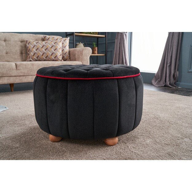 Jasmin Puf - Black 1