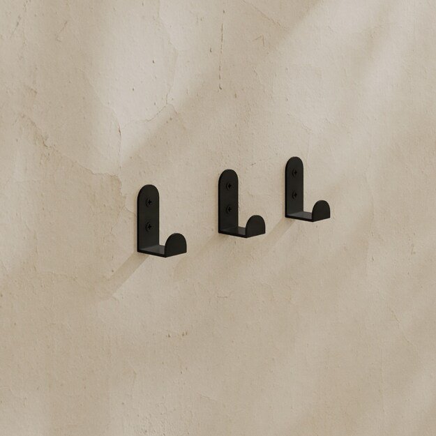 Leny Metal Hanger Single - Black 2