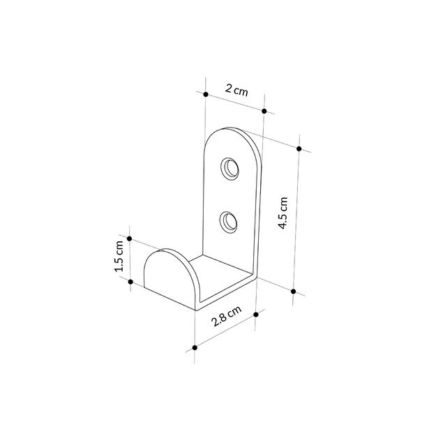 Leny Metal Hanger Single - Black 10