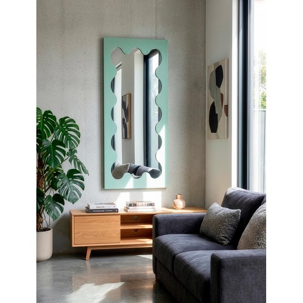 SOLETTO wall mirror, minty