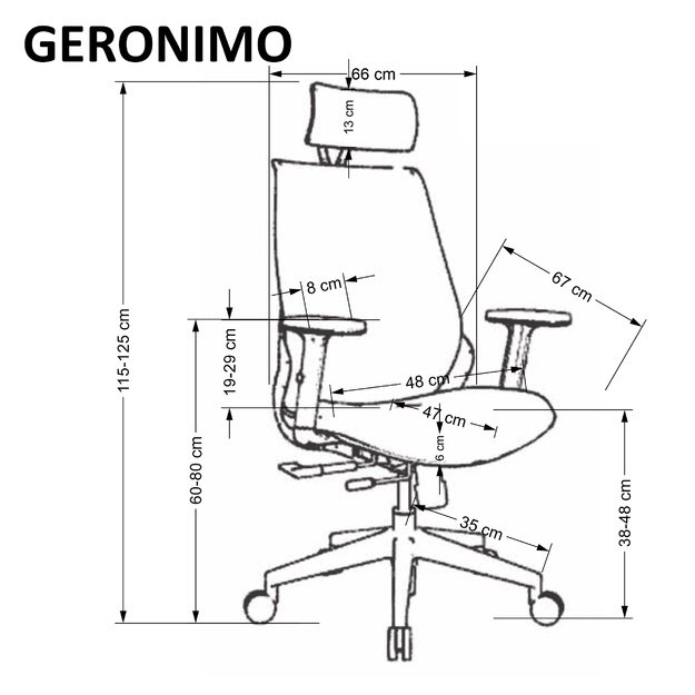 GERNIMO chair, black