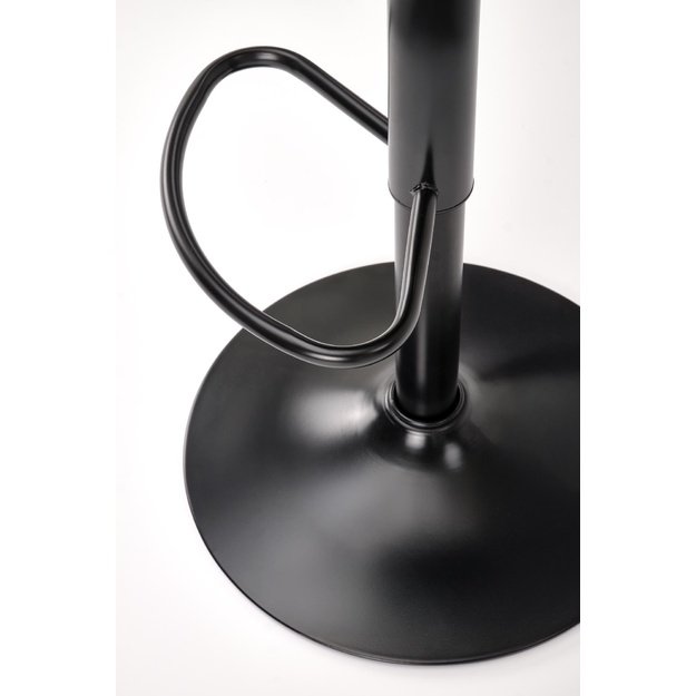 H127 bar stool, black / grey