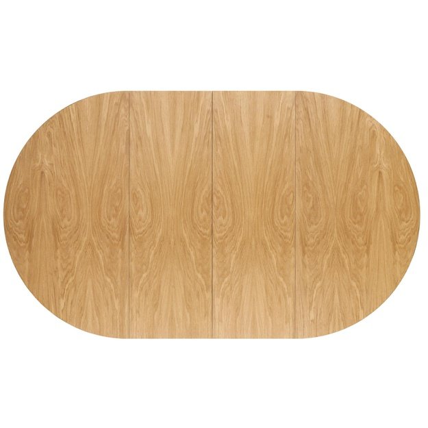 GARIBALDI extension table matt natural oak