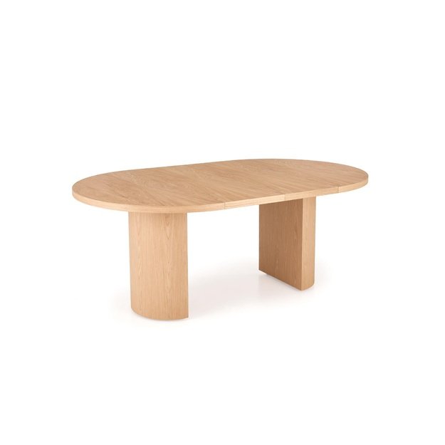 GARIBALDI extension table matt natural oak