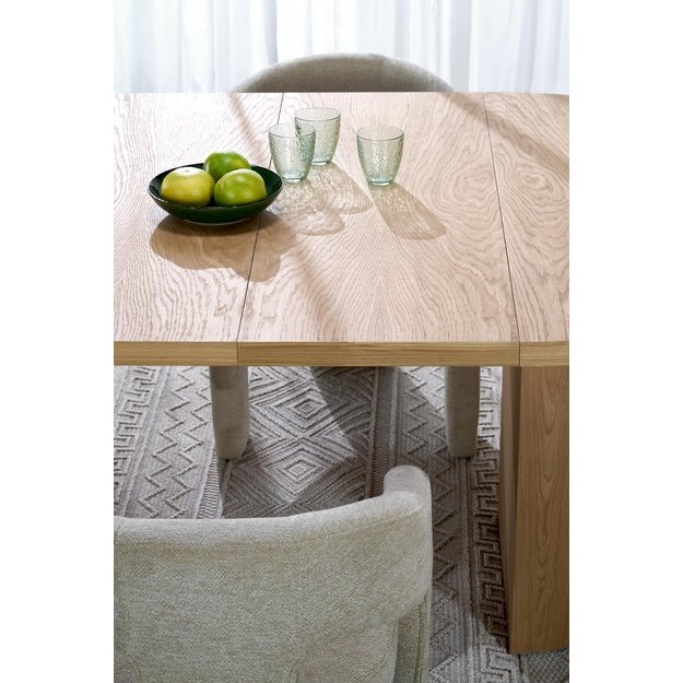 GARIBALDI extension table matt natural oak