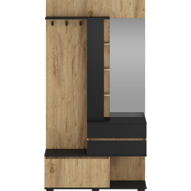 BAFRA hall, golden oak / black