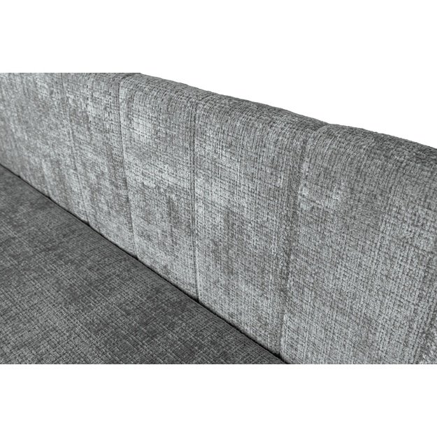RICKY 90 bed with bedding container and built-in mattress, grey