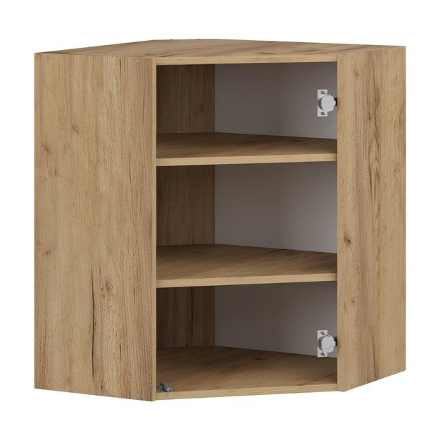 VENTO GN-60/72 carcass, upper corner cabinet craft oak