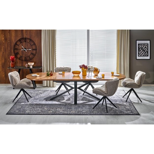 JASON extension table, color: walnut / black