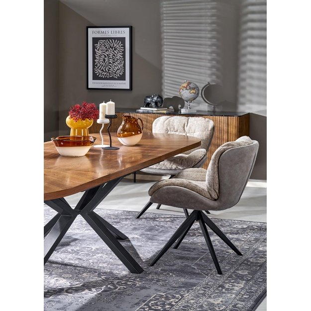 JASON extension table, color: walnut / black