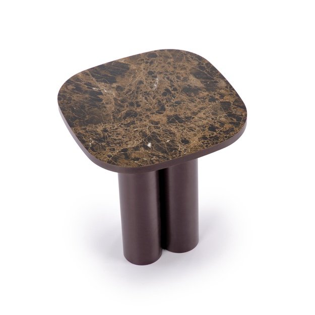 CORDINA S c.table brown marble / brown