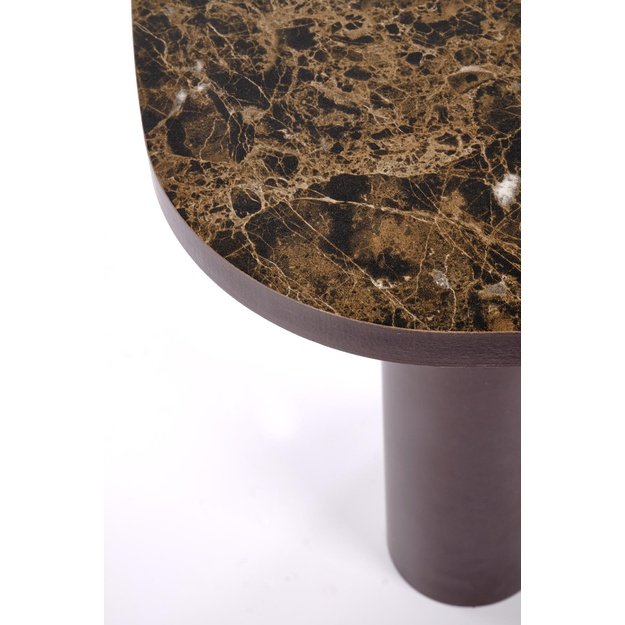 CORDINA S c.table brown marble / brown