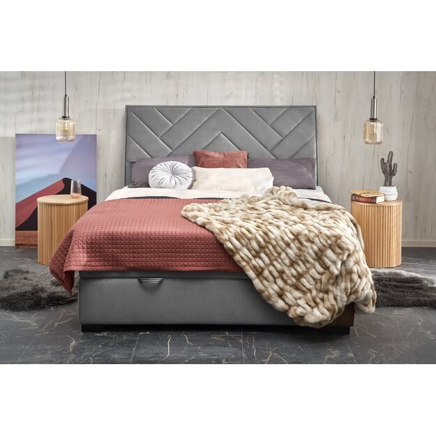 CONTINENTAL 1 160 bed, grey - Monolith 85
