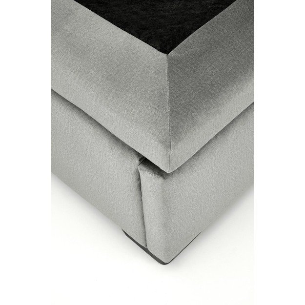 CONTINENTAL 1 160 bed, grey - Monolith 85 17