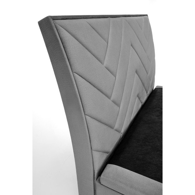 CONTINENTAL 1 160 bed, grey - Monolith 85 16