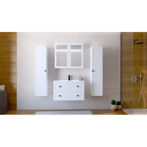 sink cabinet, TORETO SU-80, white matt 3