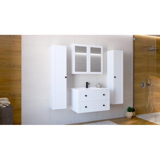 sink cabinet, TORETO SU-80, white matt 4