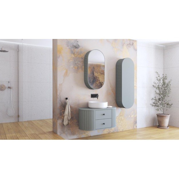 sink cabinet, VENEZIA SU, fjord matt 4
