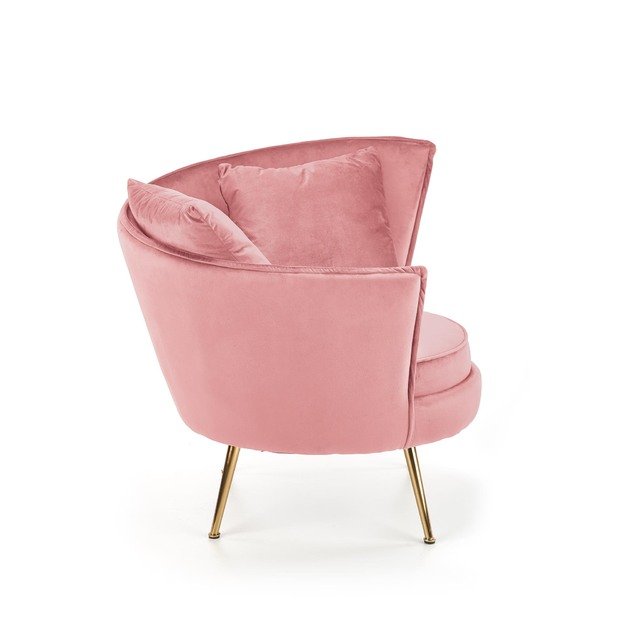 ALMOND leisure chair color: pink 1