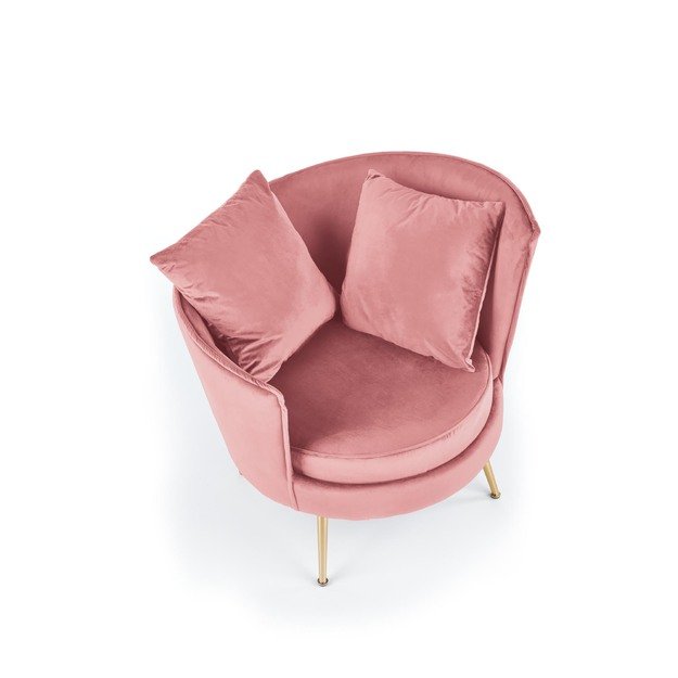 ALMOND leisure chair color: pink 7