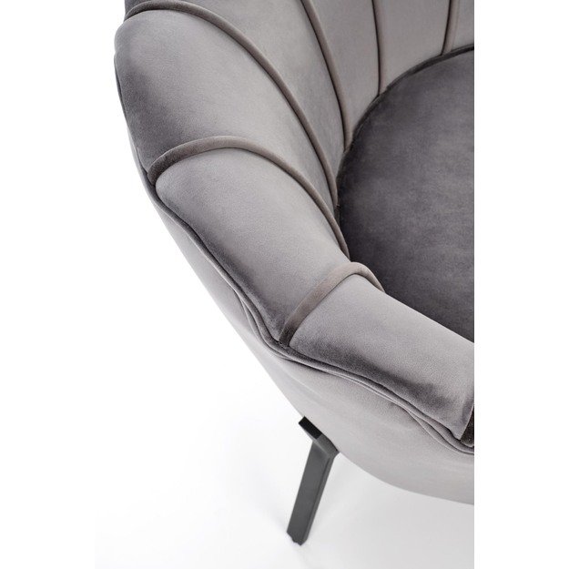 ANGELO leisure armchair grey / black 8