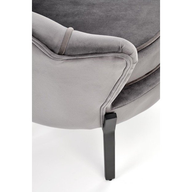 ANGELO leisure armchair grey / black 7