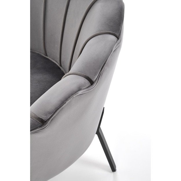 ANGELO leisure armchair grey / black 6