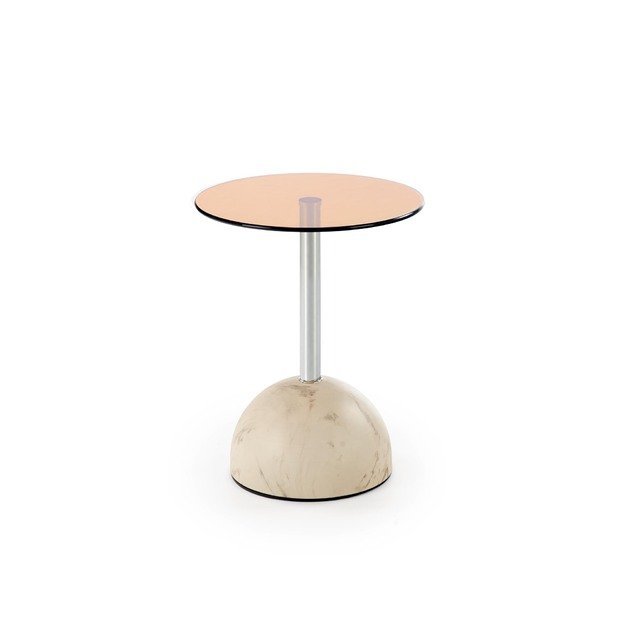 ARIANA c.table,  beige marble / amber 4