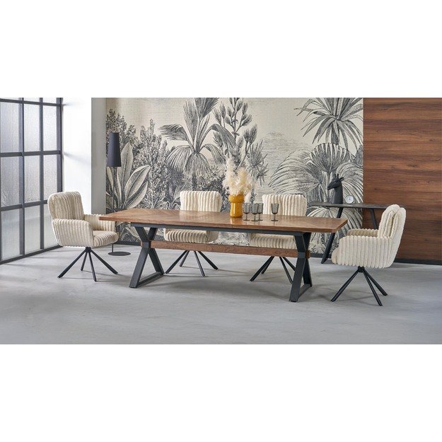 BARON extension table, walnut / black 23