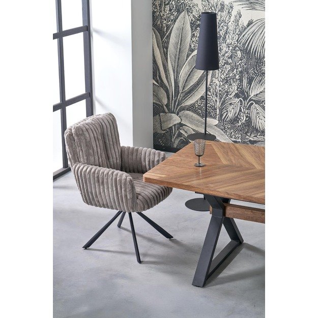 BARON extension table, walnut / black 26