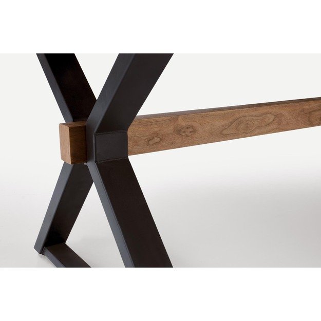 BARON extension table, walnut / black 12