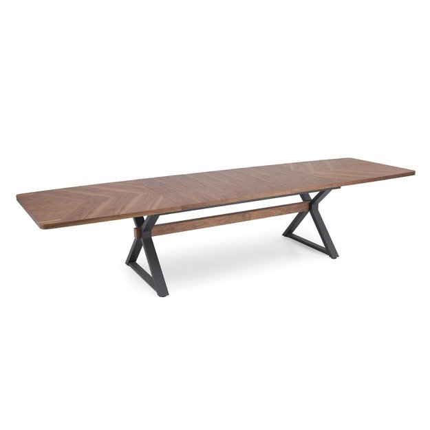 BARON extension table, walnut / black 14