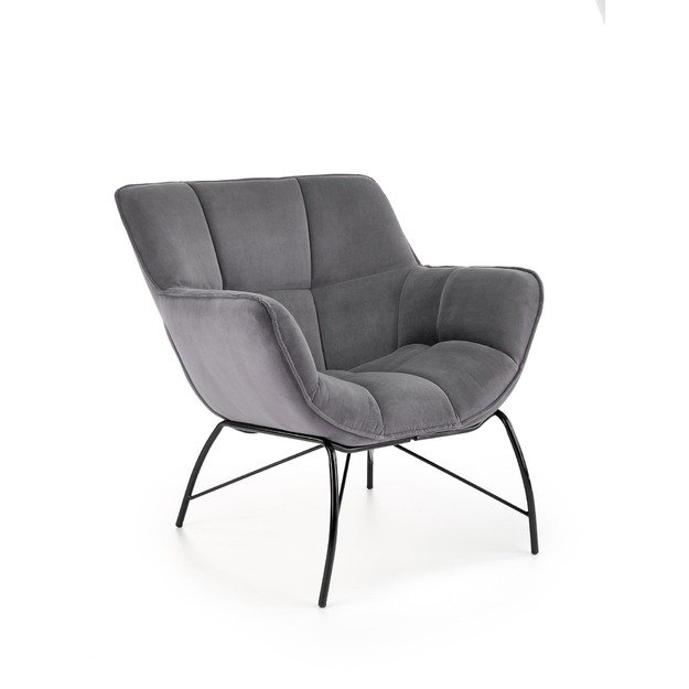 BELTON leisure chair color: grey