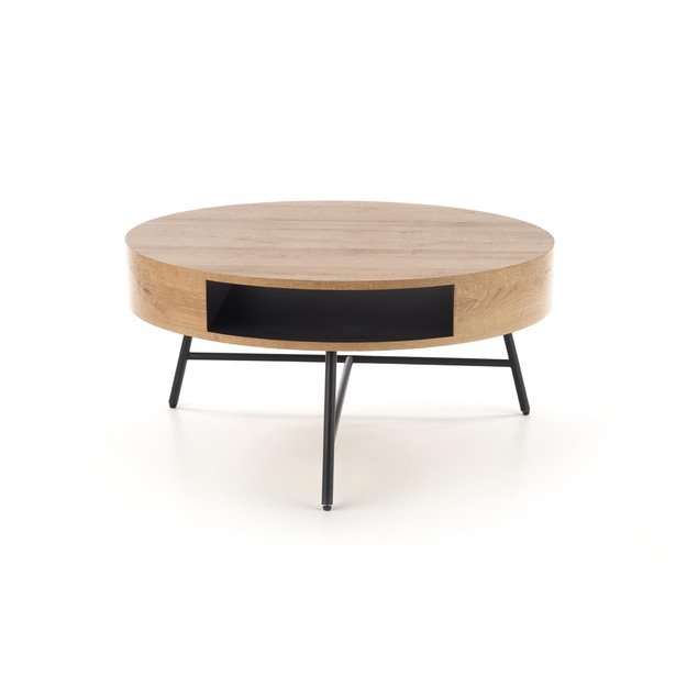 CAMILA c. table golden oak / black 10
